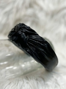 Fun & Fabulous: Black Metallic Headband