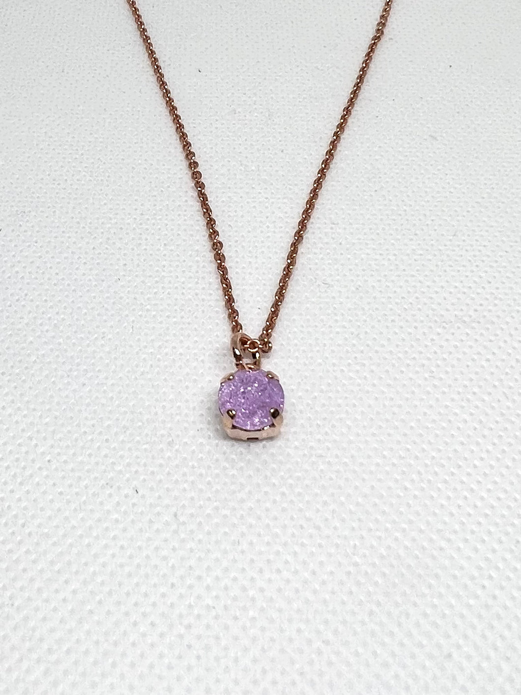 Mariana: “Light Amethyst Ice” Necklace