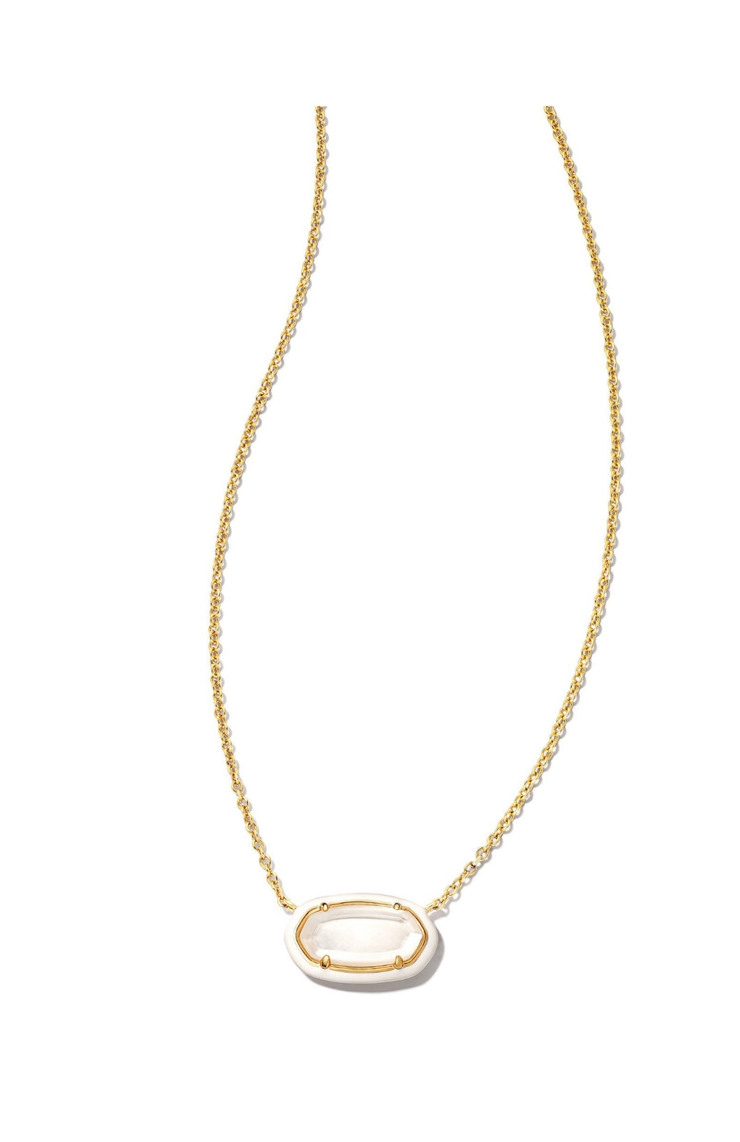 Kendra Scott: Elisa Enamel in Gold Ivory Mix