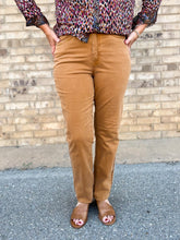 Load image into Gallery viewer, French Dressing Jeans: Suzanne Straight Leg Euro Twill Jean in Chipmunk

