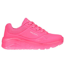 Load image into Gallery viewer, Skechers: Kids Uno Ice Sneakers in Hot Pink
