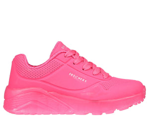 Skechers: Kids Uno Ice Sneakers in Hot Pink