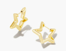 Load image into Gallery viewer, Kendra: Star Huggie Ear - Gold Metal
