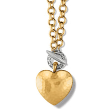Load image into Gallery viewer, Brighton: Inner Circle Heart Toggle Gold Necklace
