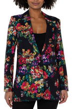 Load image into Gallery viewer, Liverpool: Button Front Boyfriend Blazer in Floral Print
