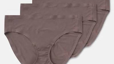 Spanx: Smooth Fit-To-You Modal Bikini 3-Pack Box in Smoke 3 Pk