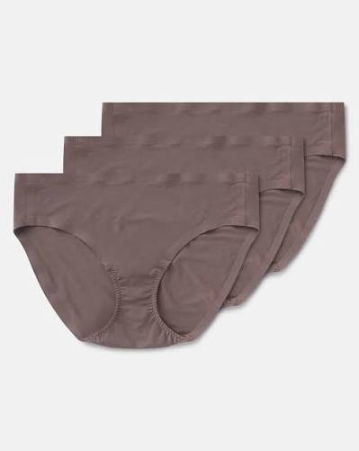 Spanx: Smooth Fit-To-You Modal Bikini 3-Pack Box in Smoke 3 Pk