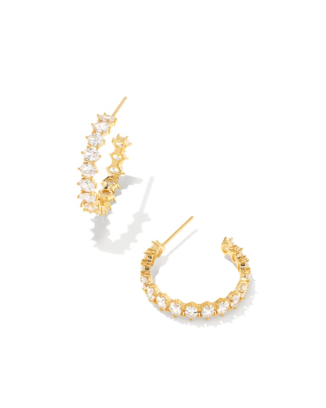 Kendra Scott: Cailin Crystal Hoop Earrings