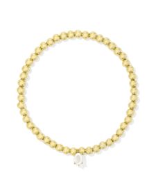 Kendra Scott: Cailin Stretch Bracelet in Gold Ivory Mother Of Pearl