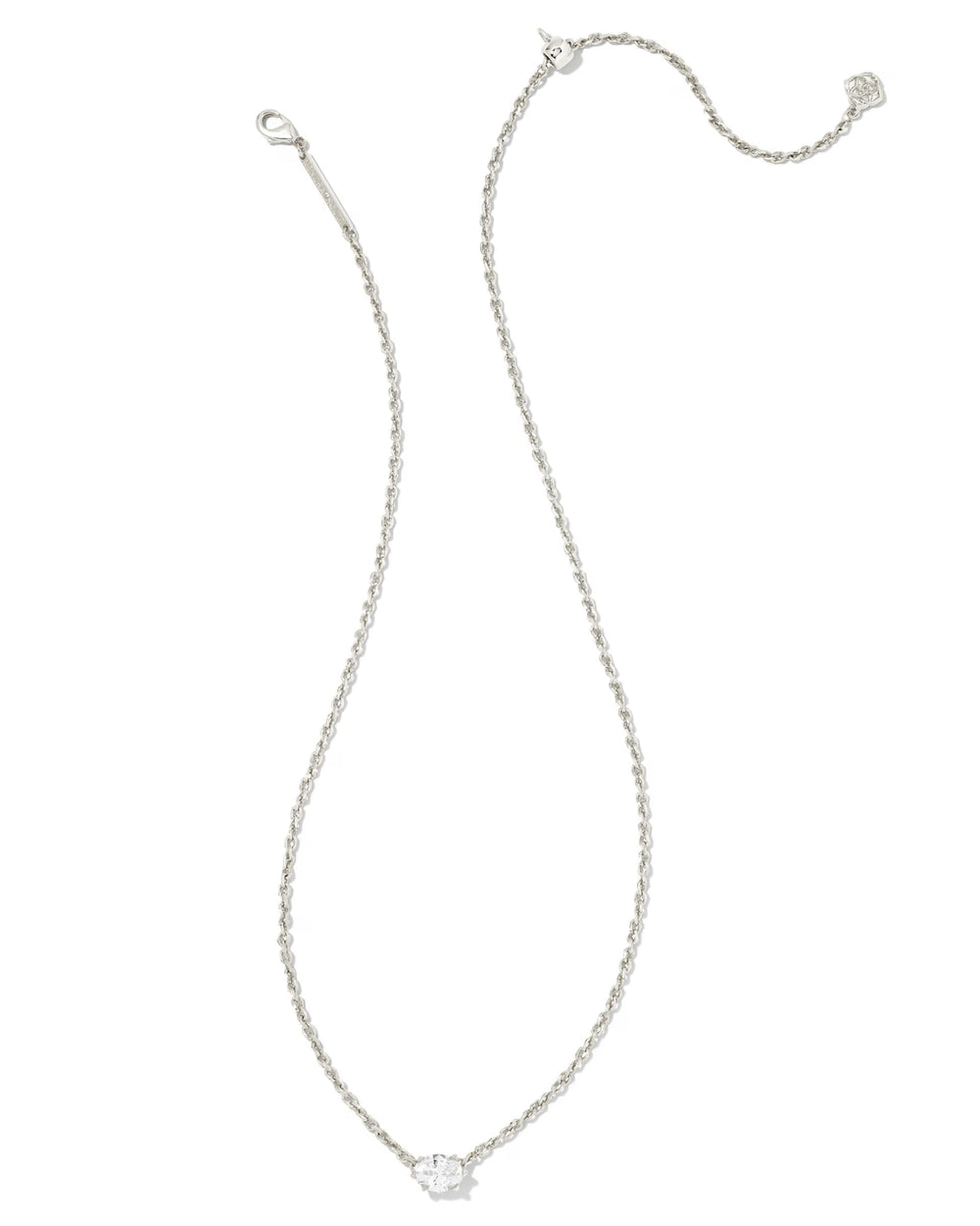 Kendra Scott: Cailin Birthstone Silver Pendant Necklace - The Vogue Boutique