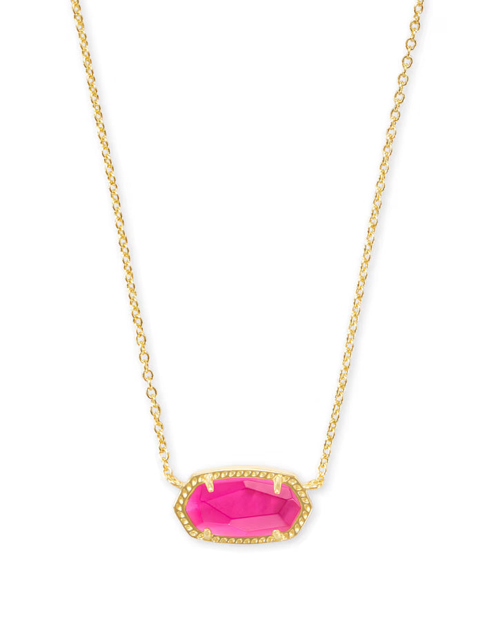 Kendra Scott: Elisa Gold Pendant Necklace in Azalea Illusion