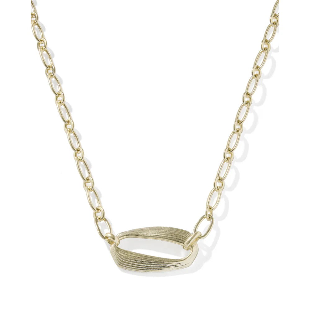 Kendra Scott: Kira Short Pendant Necklace in Gold