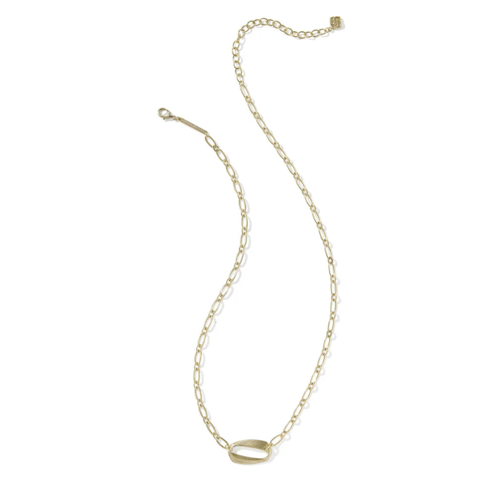Kendra Scott: Kira Short Pendant Necklace in Gold