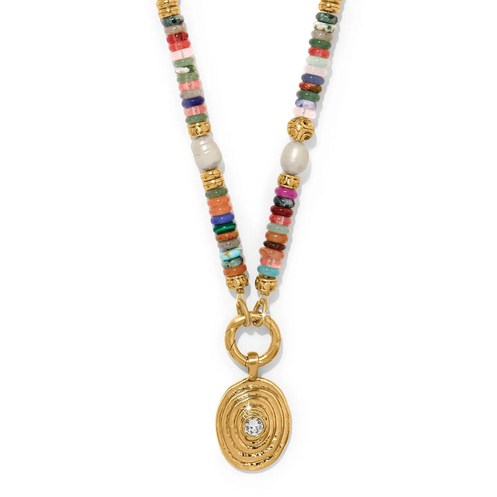 Brighton: Kosmos Chroma Token Charm Necklace (JM0253)