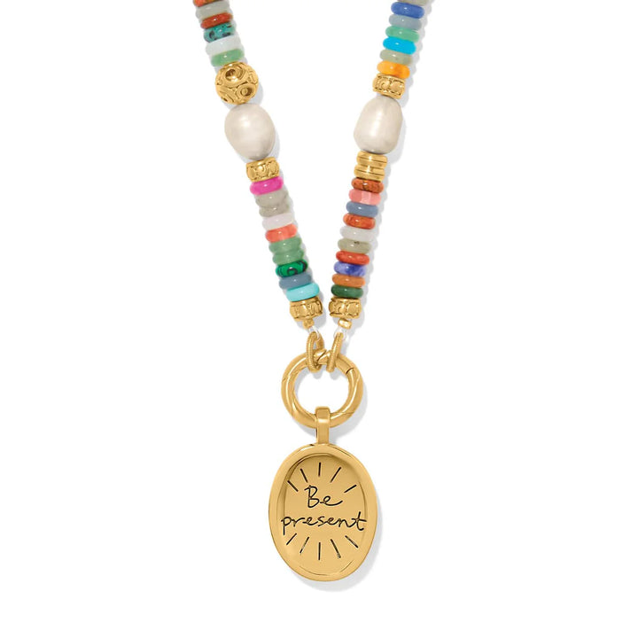 Brighton: Kosmos Chroma Token Charm Necklace (JM0253)
