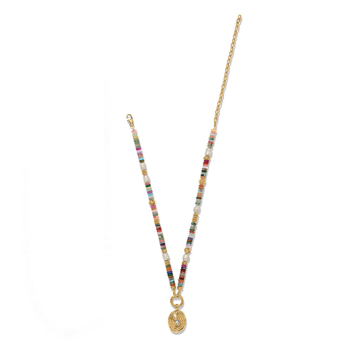 Brighton: Kosmos Chroma Token Charm Necklace (JM0253)