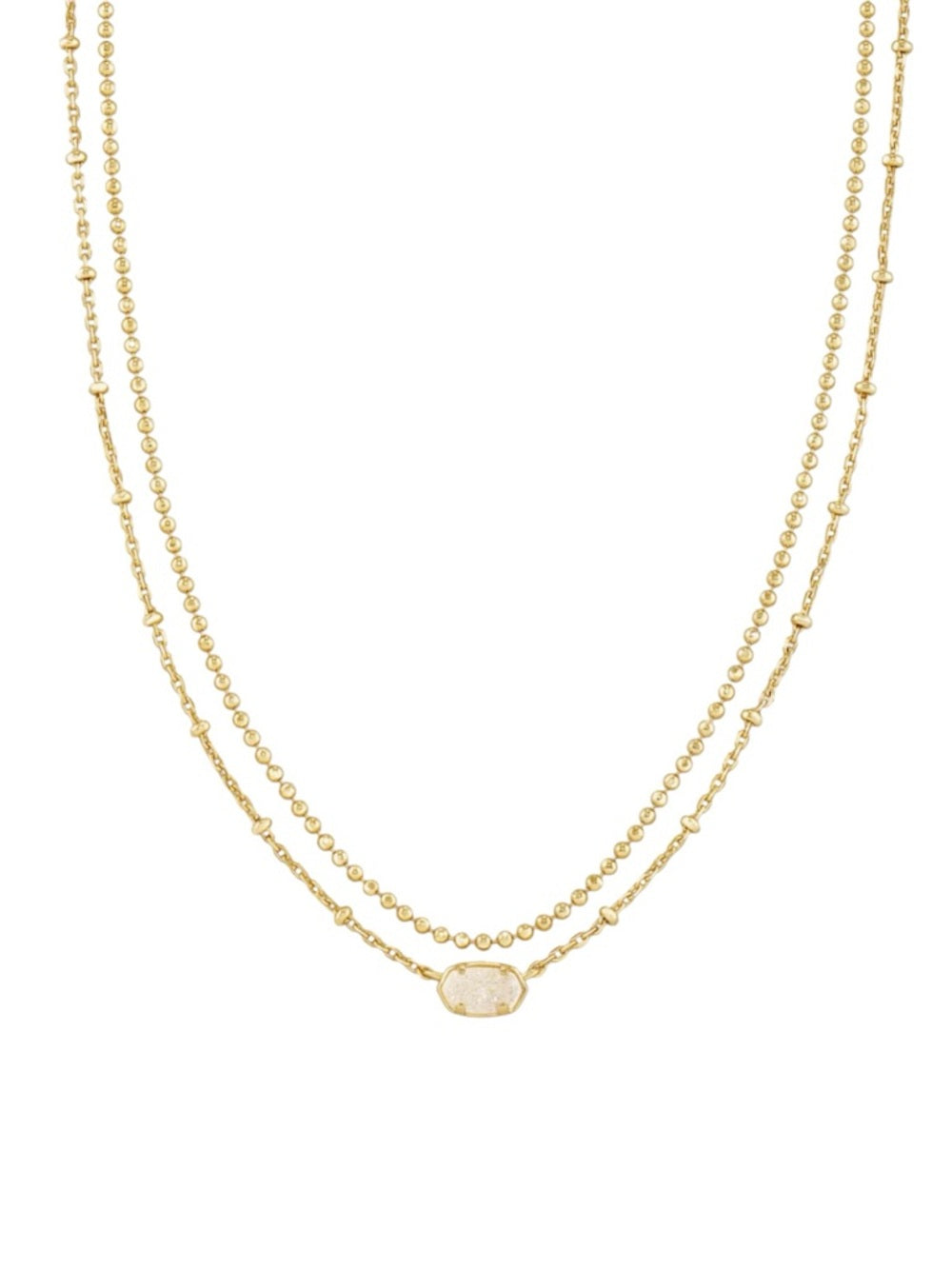 Kendra Scott: Emilie Multi Stand Necklace in Gold Iridescent - The Vogue Boutique