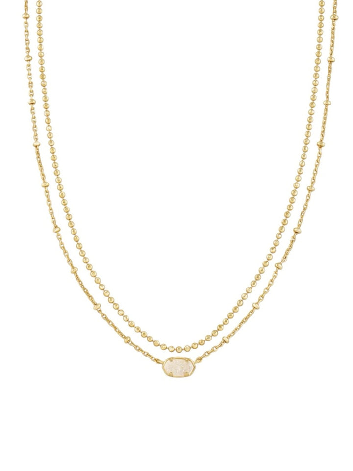 Kendra Scott: Emilie Multi Stand Necklace in Gold Iridescent - The Vogue Boutique