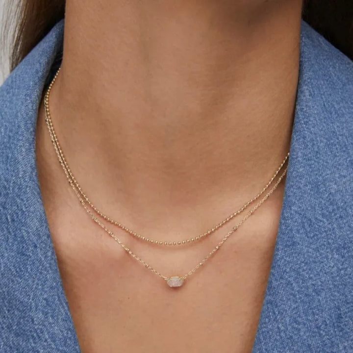 Kendra Scott: Emilie Multi Stand Necklace in Gold Iridescent - The Vogue Boutique