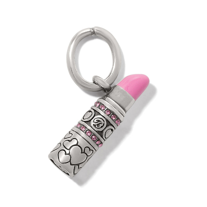 Brighton: Pink Lipstick Charm (JC6826)