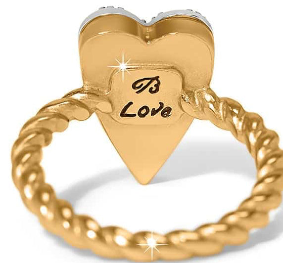 Brighton: Love Messages Be Love Ring (J63452)