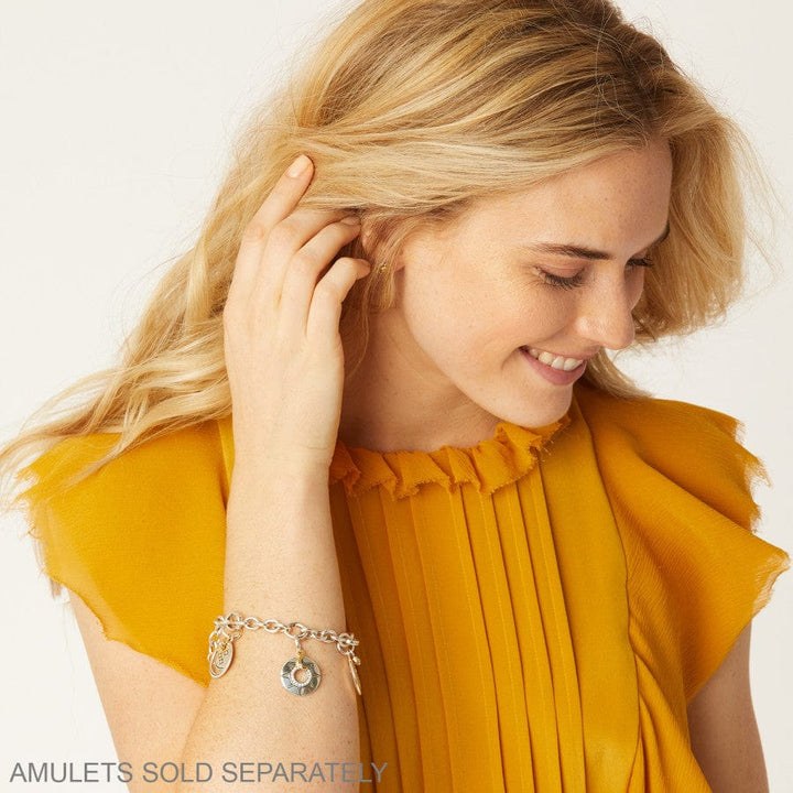 Brighton: Luxe Link Charm Bracelet in Silver (JF4930)