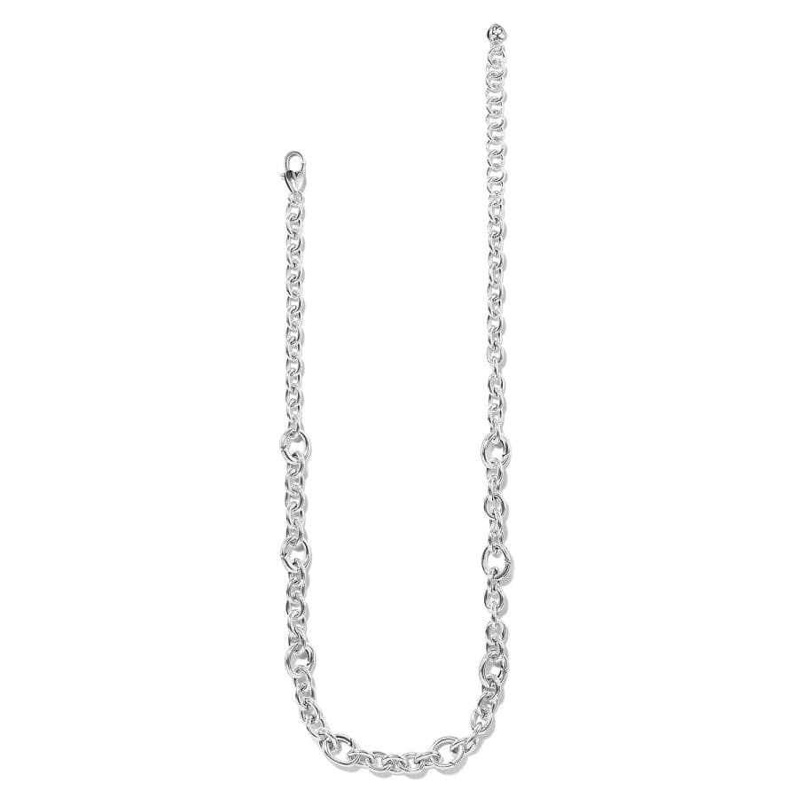 Brighton: Luxe Link Charm Necklace in Silver (JM7622)