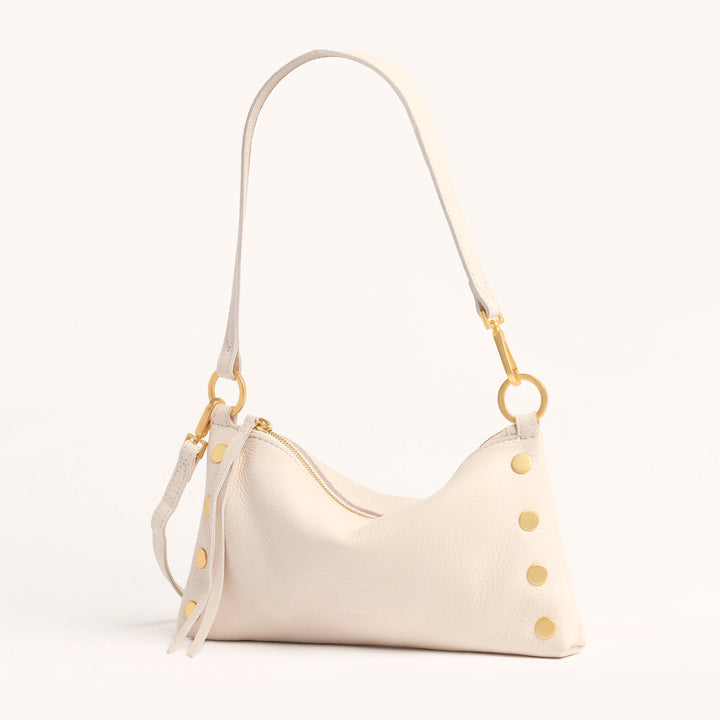Hammitt: Kyle Handbag in Calla Lily White/Brushed Gold
