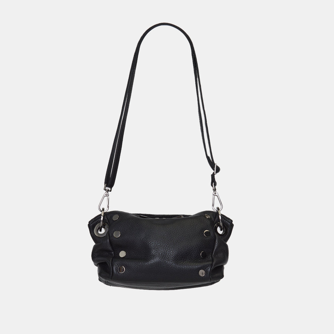 Hammitt: Daniel Crossbody Clutch Sml in Black/Gunmetal