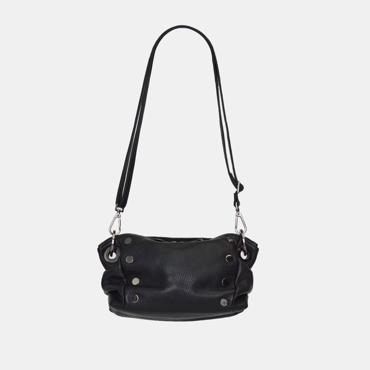 Hammitt: Daniel Crossbody Clutch Sml in Black/Gunmetal