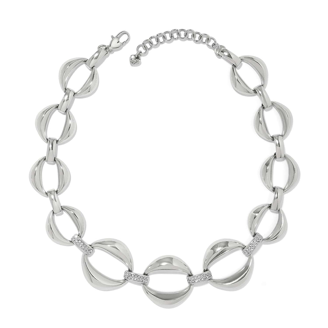 Brighton: Meridian Classic Crescent Link Necklace (JM0219)