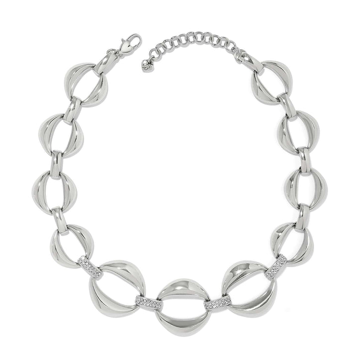 Brighton: Meridian Classic Crescent Link Necklace (JM0219)