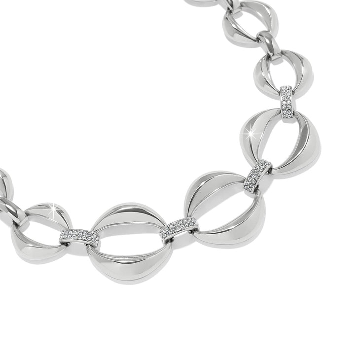 Brighton: Meridian Classic Crescent Link Necklace (JM0219)