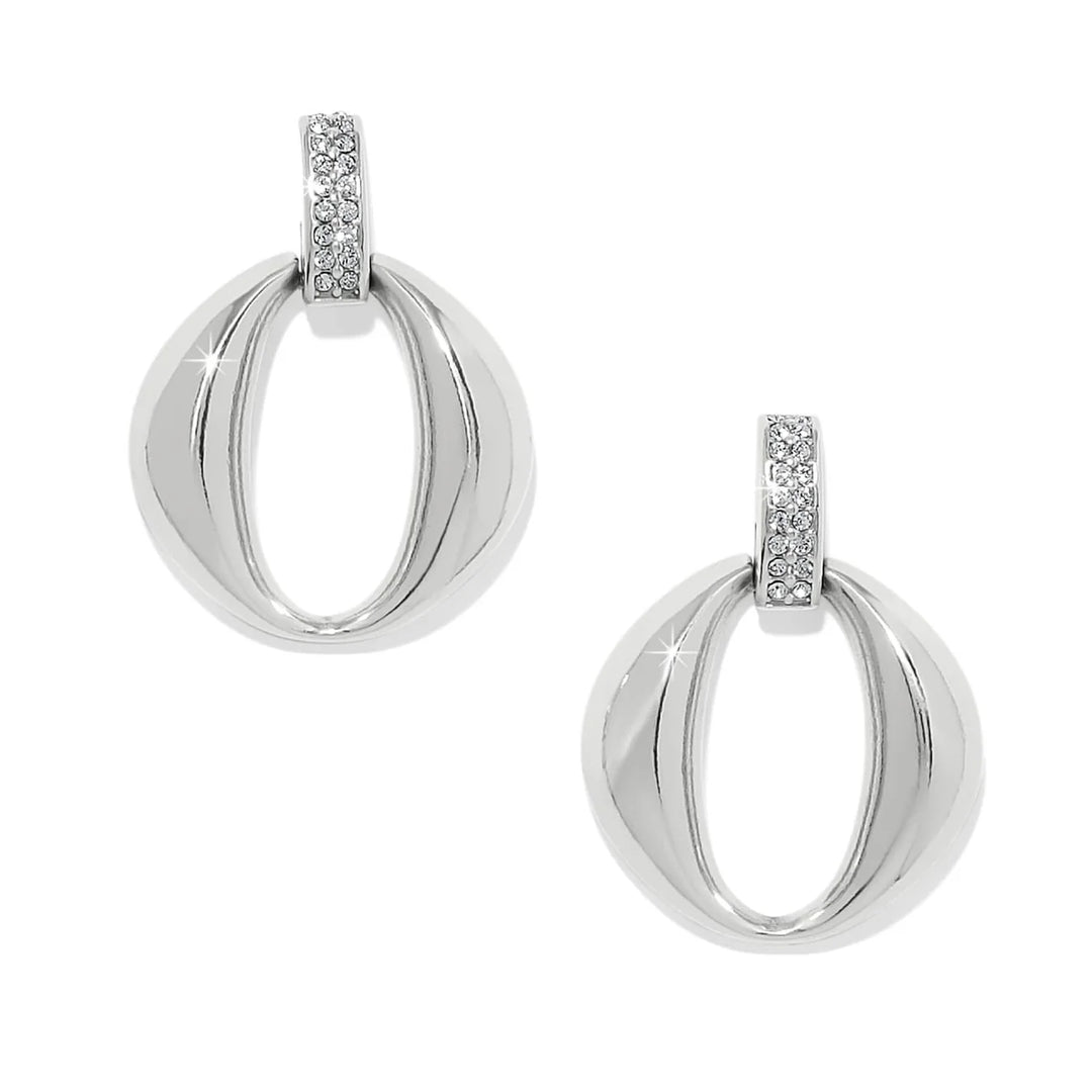 Brighton: Meridian Classic Crescent Post Drop Earrings (JA0307)
