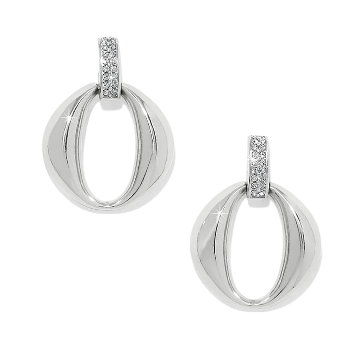 Brighton: Meridian Classic Crescent Post Drop Earrings (JA0307)