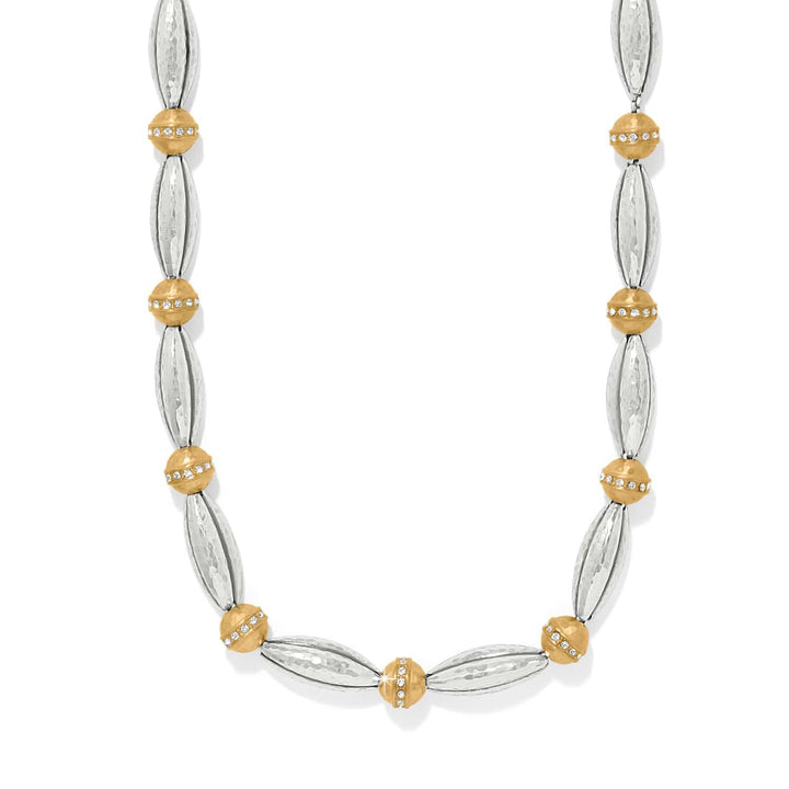 Brighton: Meridian Orbit Bead Two-Tone Necklace (JM0153)