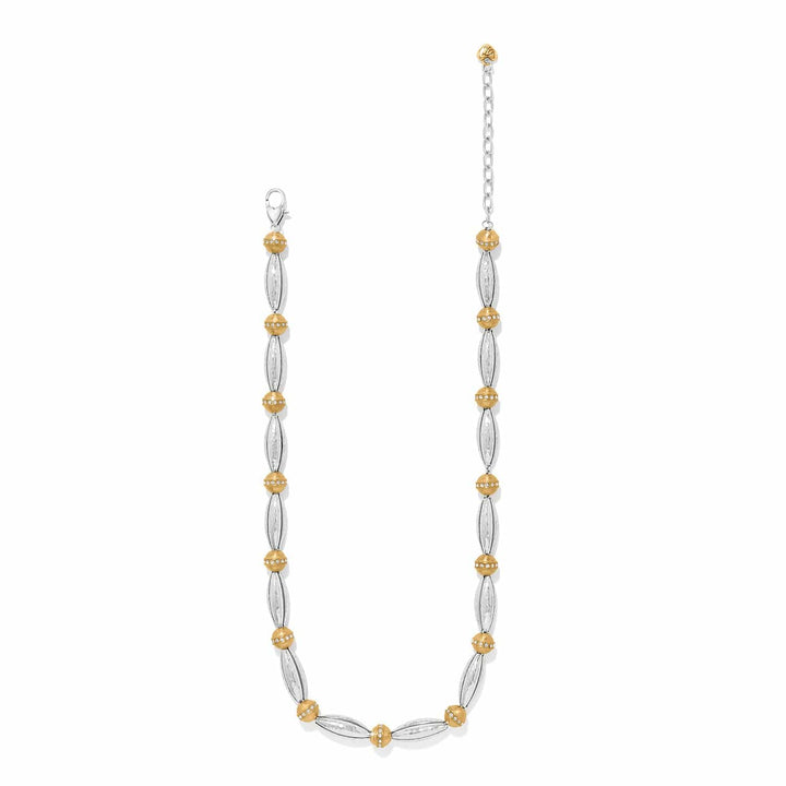 Brighton: Meridian Orbit Bead Two-Tone Necklace (JM0153)