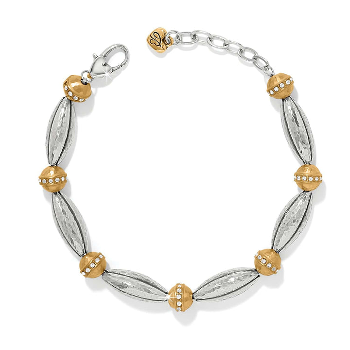 Brighton: Meridian Orbit Bead Two-Tone Bracelet (JF0413)