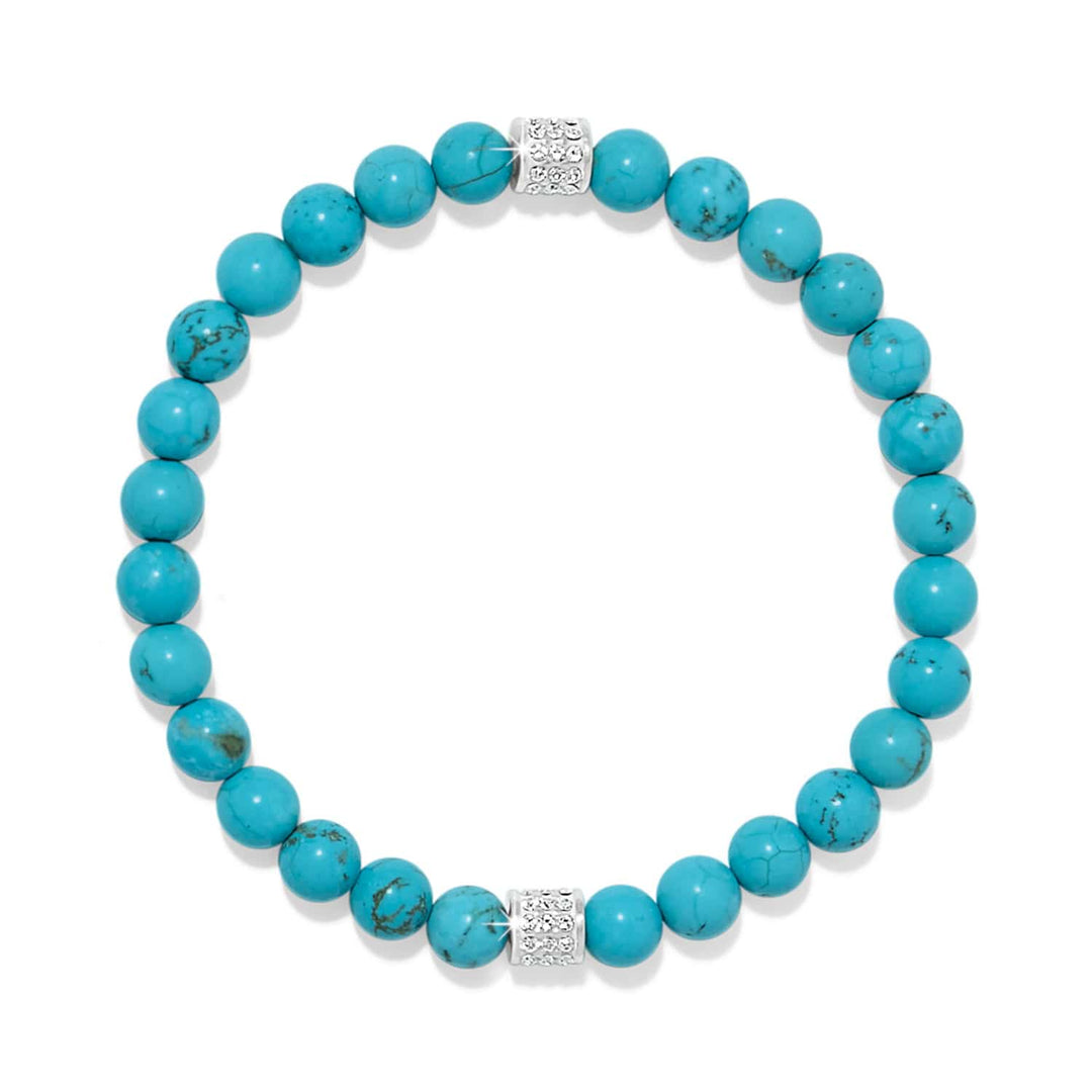 Brighton: Meridian Petite Turquoise Stretch Bracelet (JF0458) - The Vogue Boutique
