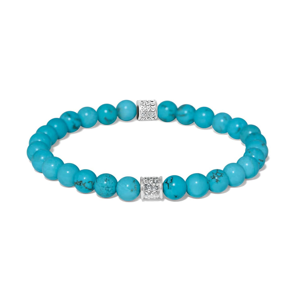 Brighton: Meridian Petite Turquoise Stretch Bracelet (JF0458) - The Vogue Boutique