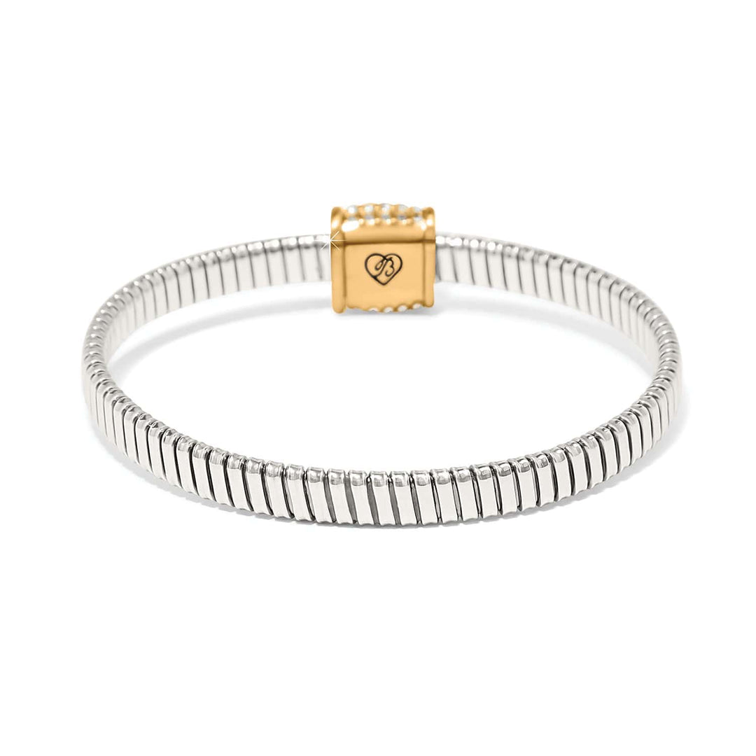 Brighton: Meridian Solis Spring Two-Tone Bracelet (JF0419)