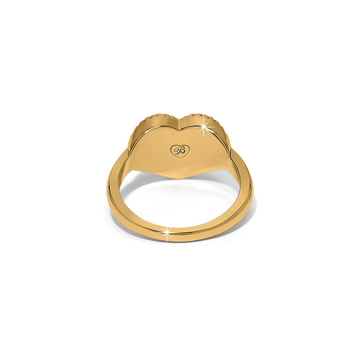 Brighton: Illumina Celeste Heart Gold Ring (J63295)