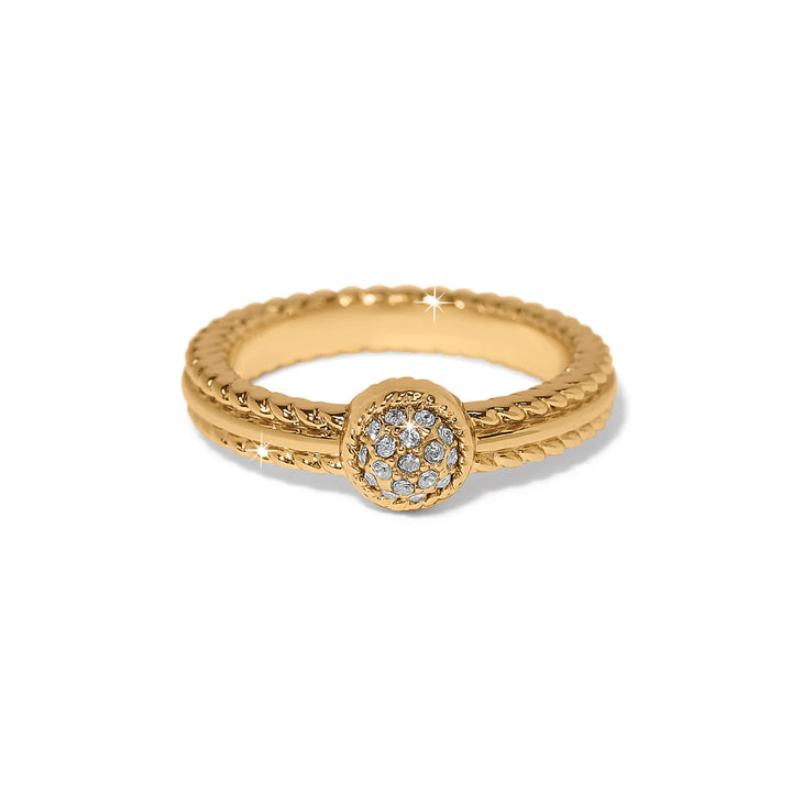 Brighton: Illumina Celeste Dome Ring in Gold (J63625)