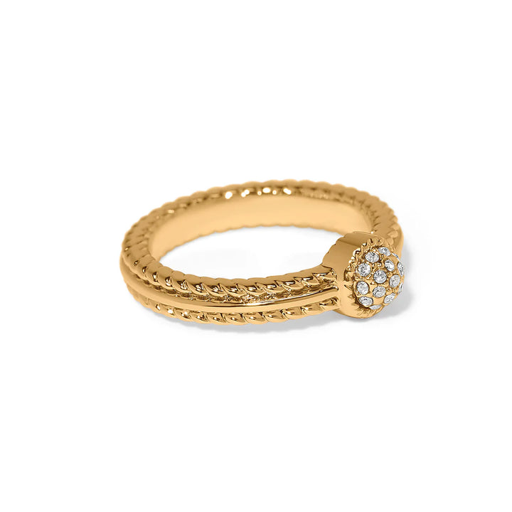 Brighton: Illumina Celeste Dome Ring in Gold (J63625)