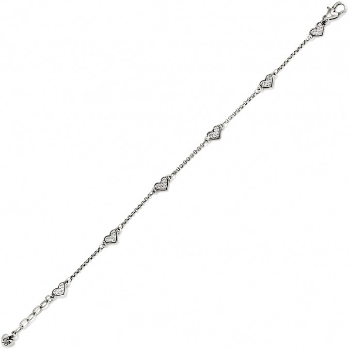 Brighton: Kiss & Tell Anklet in Silver J70712