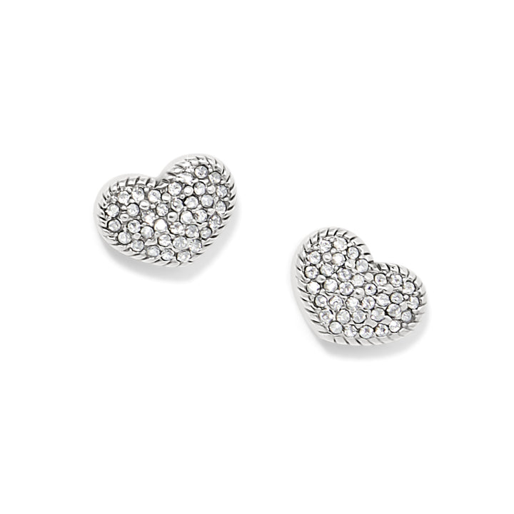 Brighton: Illumina Celeste Heart Post Earrings JA0039
