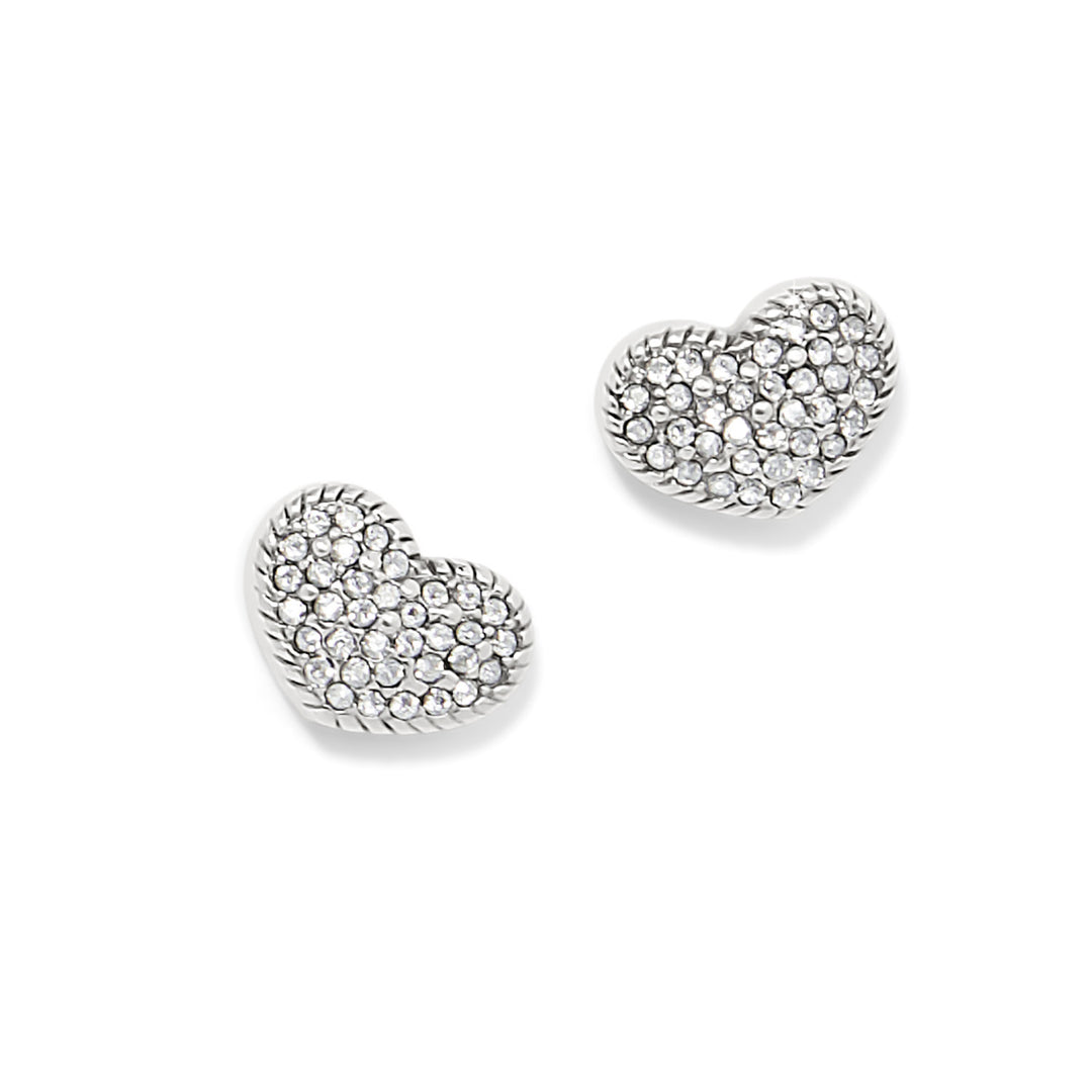 Brighton: Illumina Celeste Heart Post Earrings JA0039