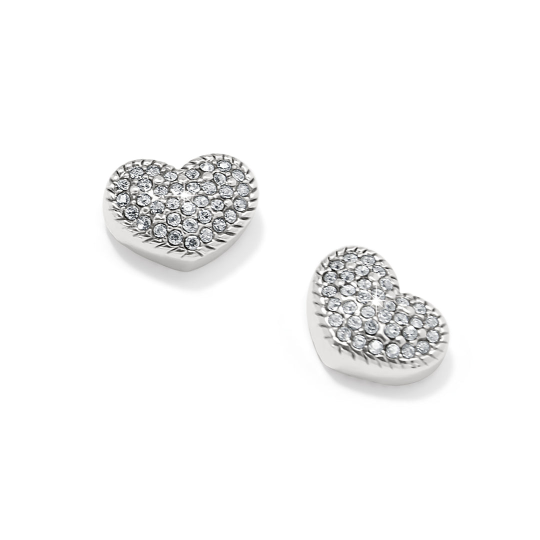 Brighton: Illumina Celeste Heart Post Earrings JA0039