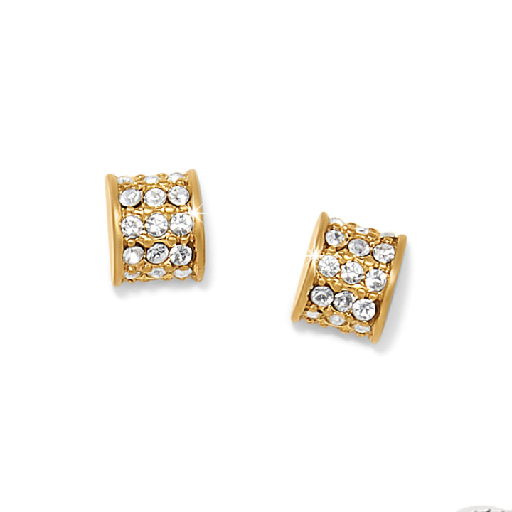 Brighton: Meridian Hematite Post Gold Earrings (JA0057) - The Vogue Boutique