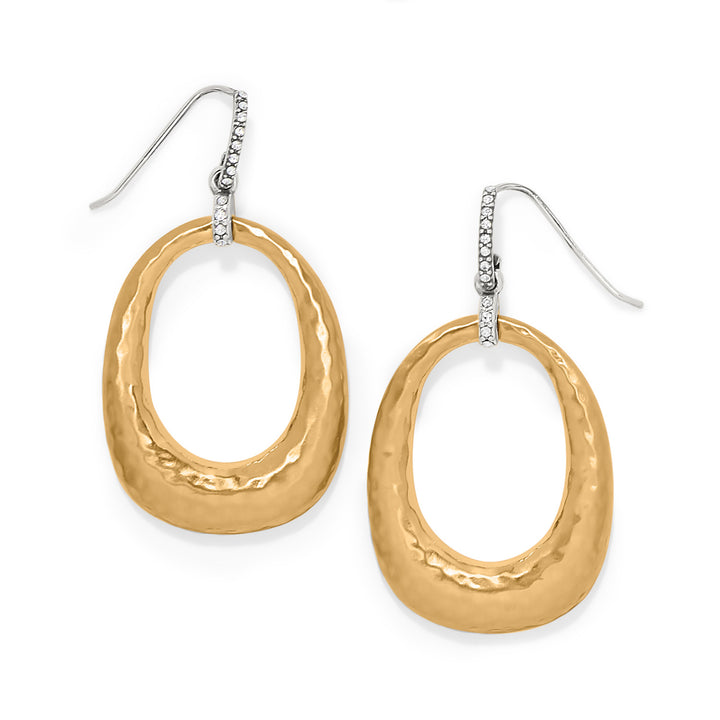 Brighton: Meridian Geo Open Hoop French Wire Earrings JA0178